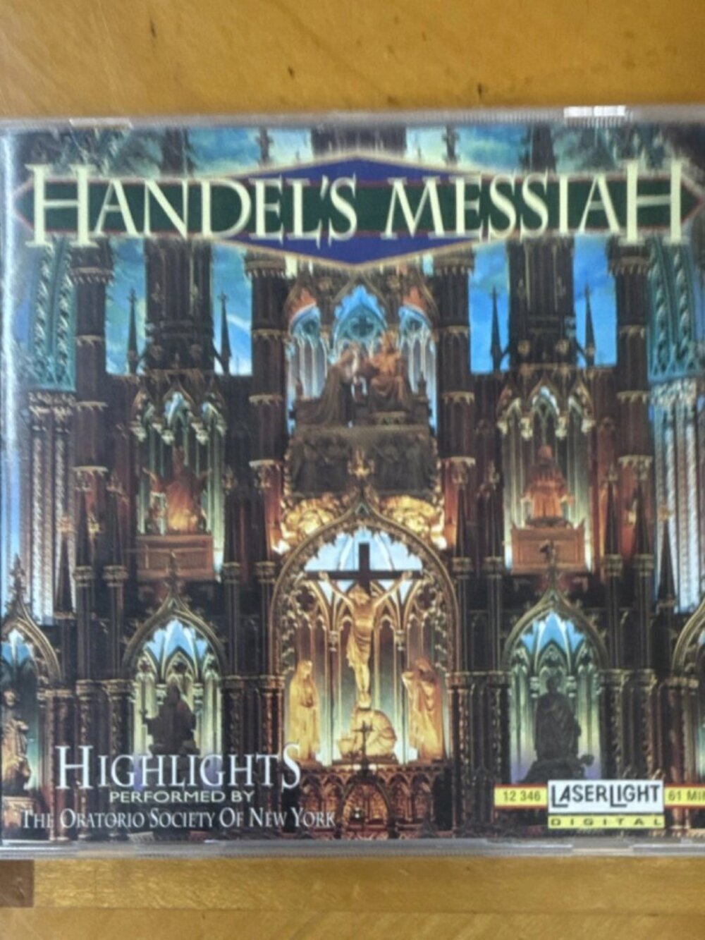 Handel's Messiah Highlights Oratorio Society of New York Laserlight CD Like New